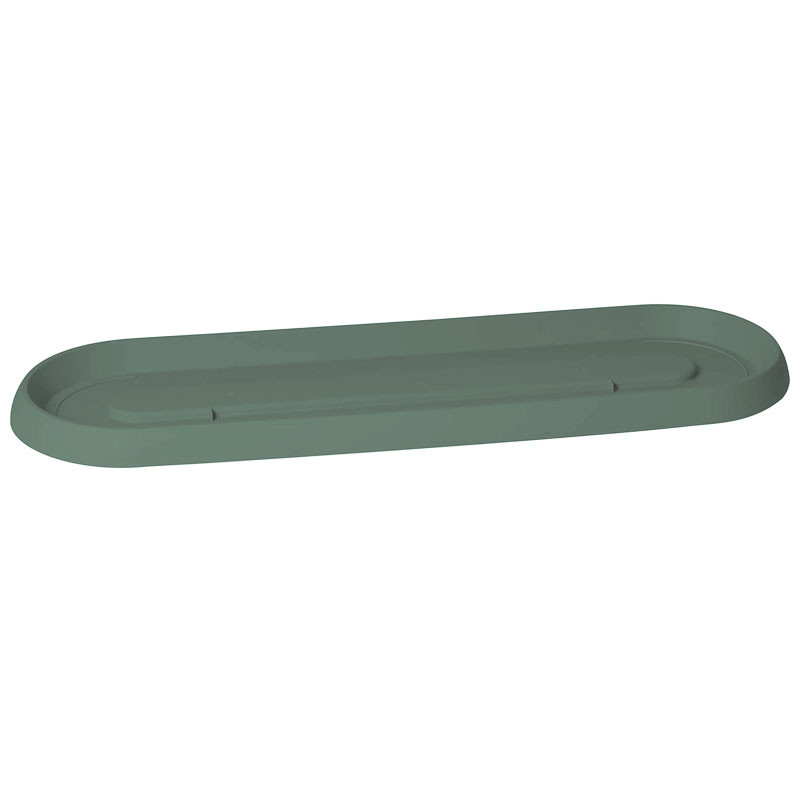 EDA - Sottovaso per fioriera bassa Osaka - Verde alloro