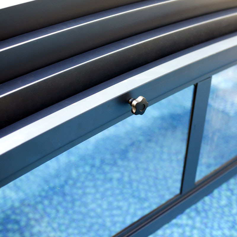 Canopia - Cubierta de piscina - Mallorca - 670 x 457 cm - Gris
