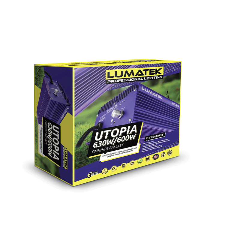 Lumatek - Utopia 630W/600W DE CMH/HPS ballast