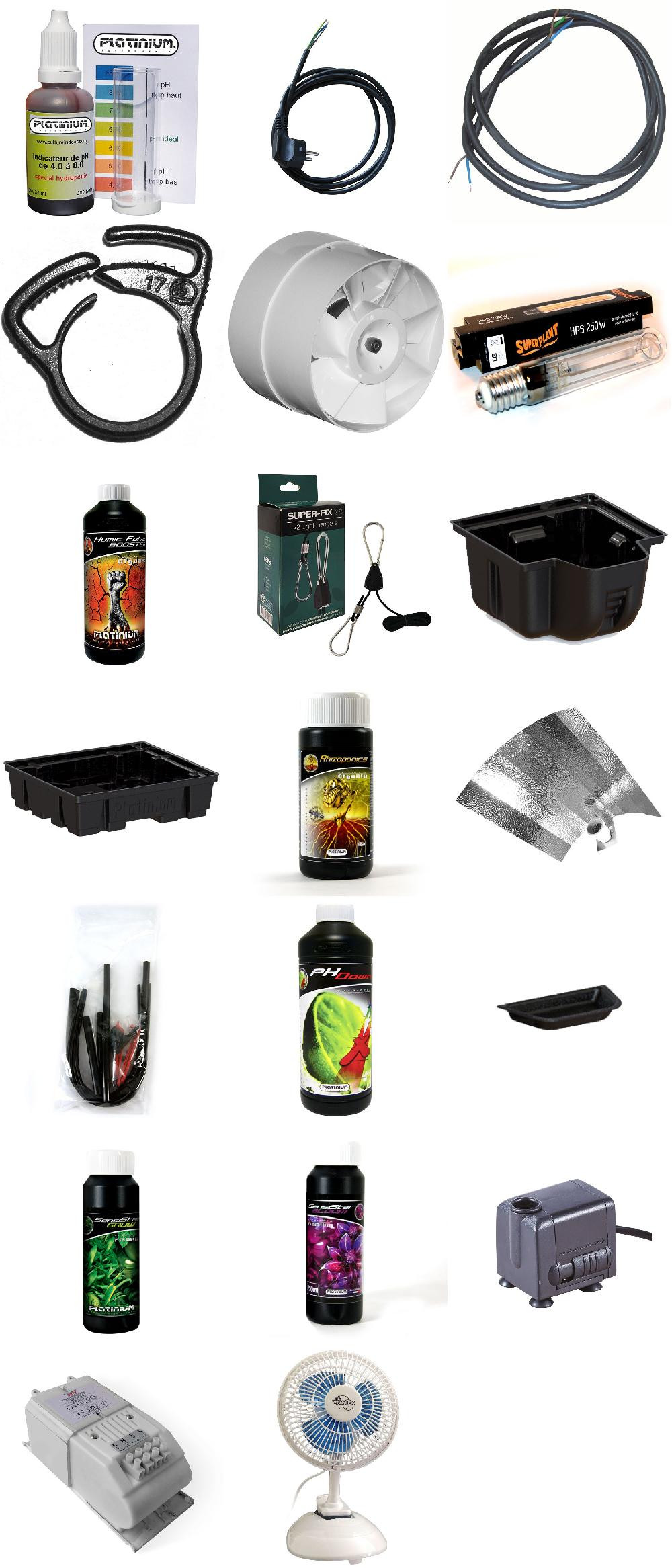 HYDRO ECO 1 250W hydroponic indoor growing pack
