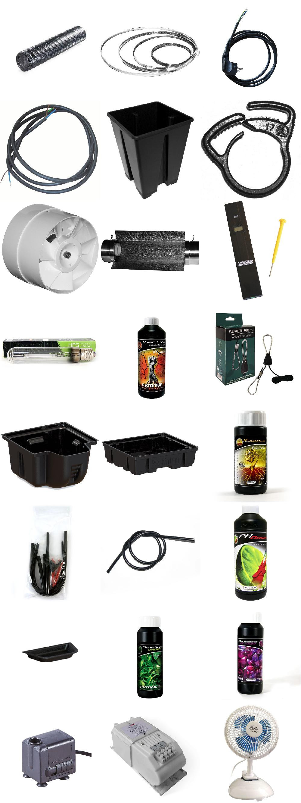 HYDRO PRO 1 250W hydroponic indoor growing pack