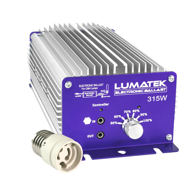 Lumatek - Ballast Contrôlable 315W CMH + Adaptateur E40