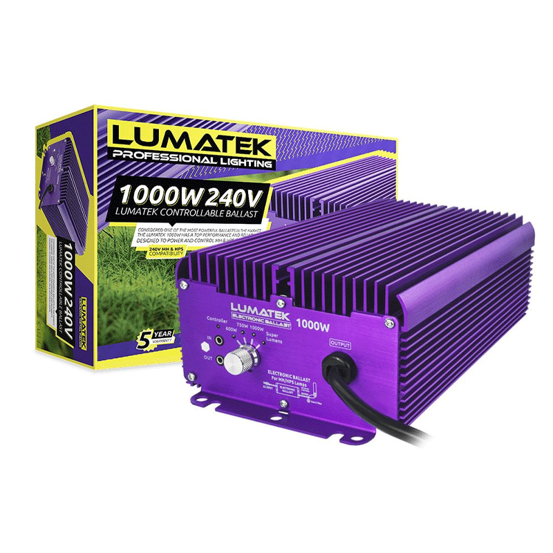 Lumatek - Ballast électronique 1000W 240V + Dimmer