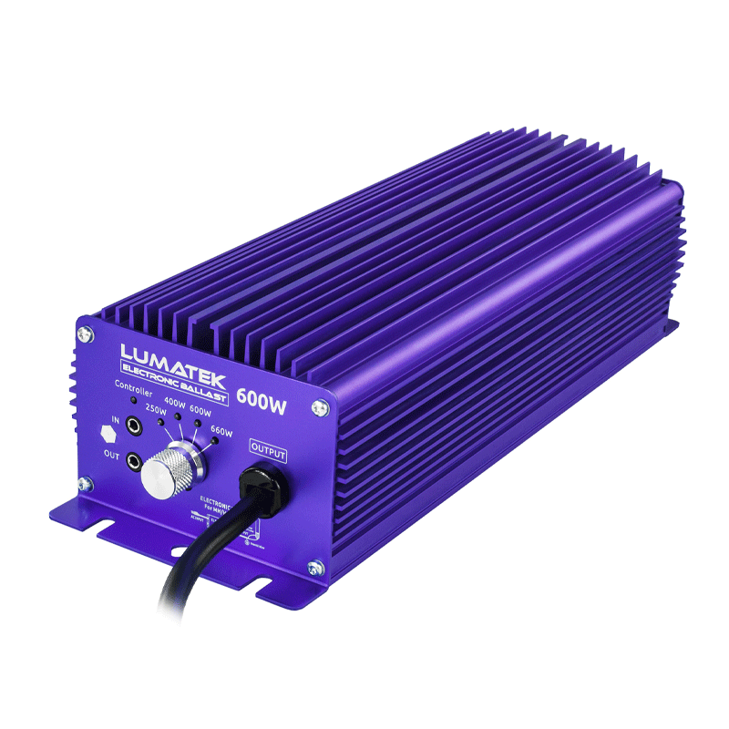Lumatek - Ballast électronique 600W 240V HPS - MH avec dimmer , transformateur