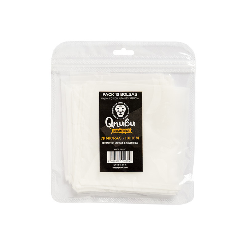 Qnubu - 10 Sacs d'extraction 70micron - 11x11 cm