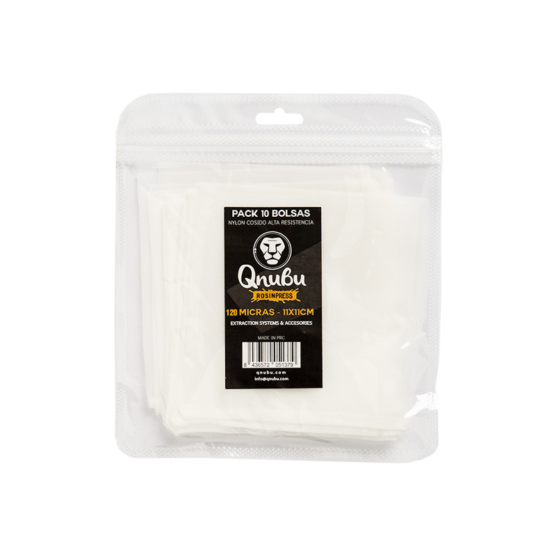 Qnubu - 10 Sacs d'extraction 120micron - 11x11 cm