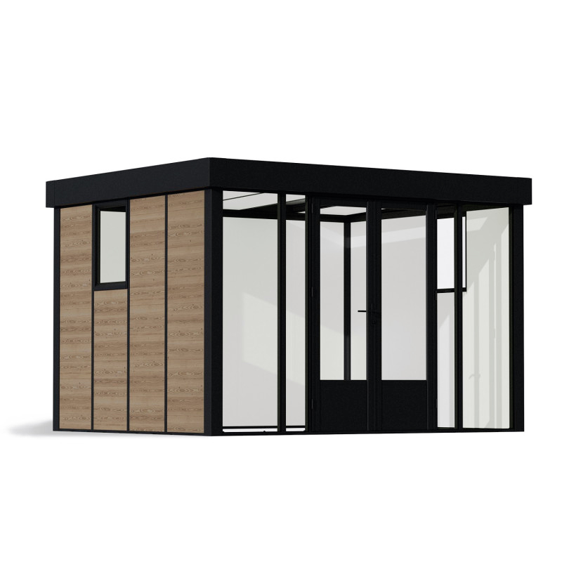 Canopia - Studio de jardin Copenhagen - 287x351 cm (10x12) - Noir