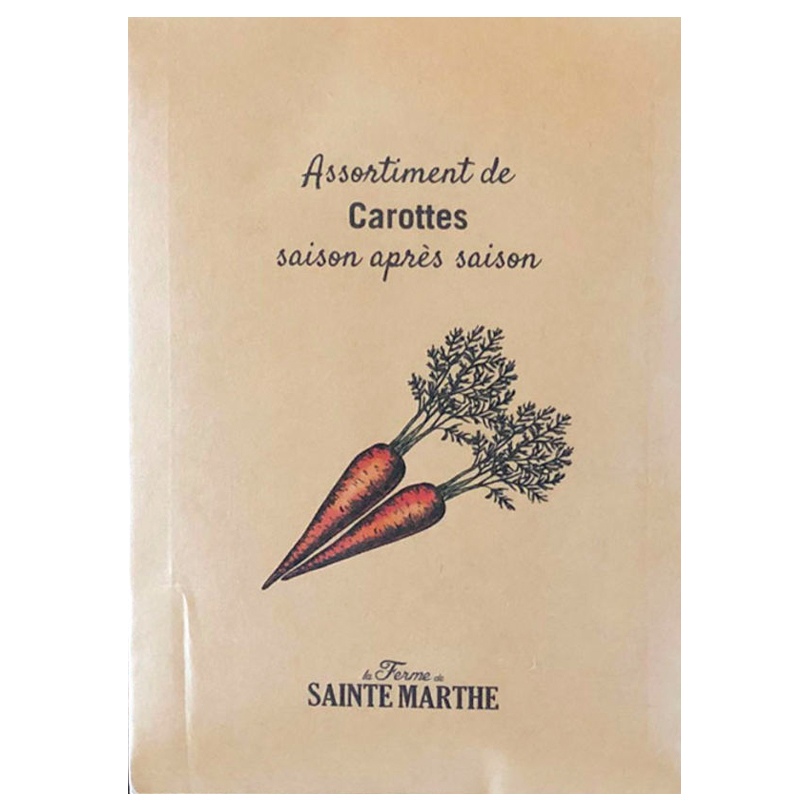La ferme Sainte Marthe - 1500 graines AB - Carottes saison après saison assortis