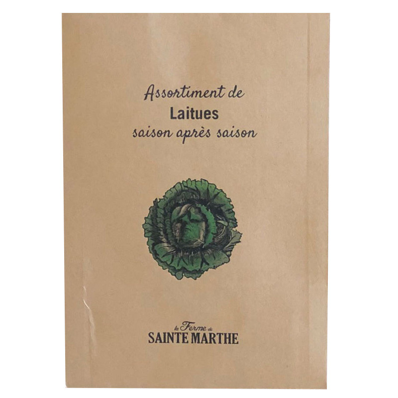 La ferme Sainte Marthe - 500 graines AB - Laitues saison après saison assortis