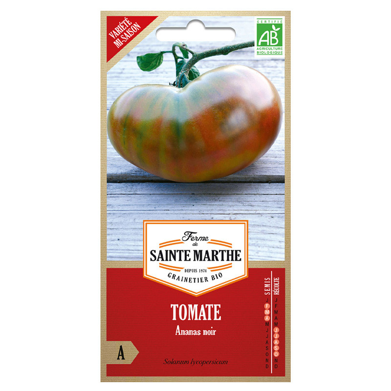 La ferme Sainte Marthe - 50 graines AB - Tomates ananas noir