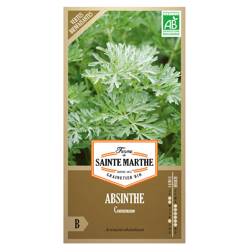 La ferme Sainte Marthe - 1500 graines AB - Absinthe commune