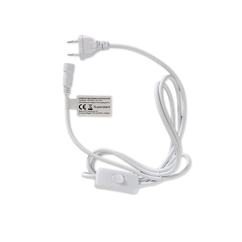 Superplant - Câble d'alimentation pour Ledbar - 2m