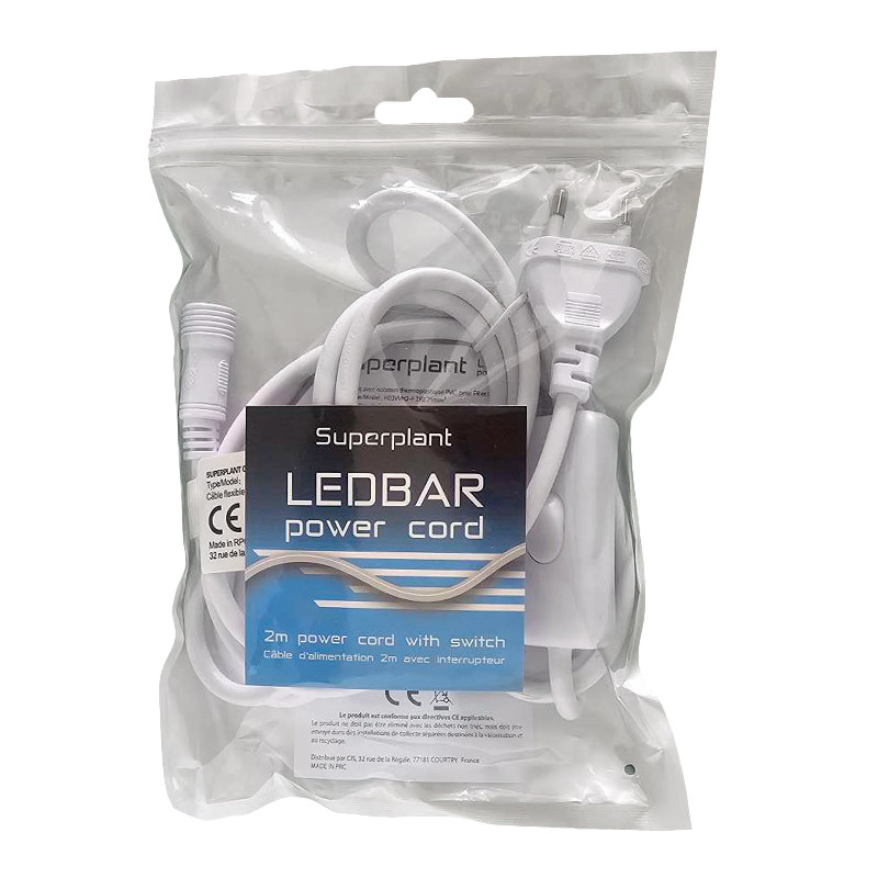 Superplant - Câble d'alimentation pour Ledbar - 2m