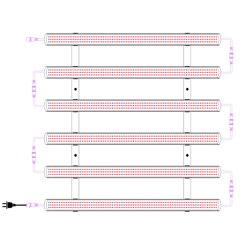 Superplant - Ledbar - lampe de floraison - 40W - 88cm - IP54