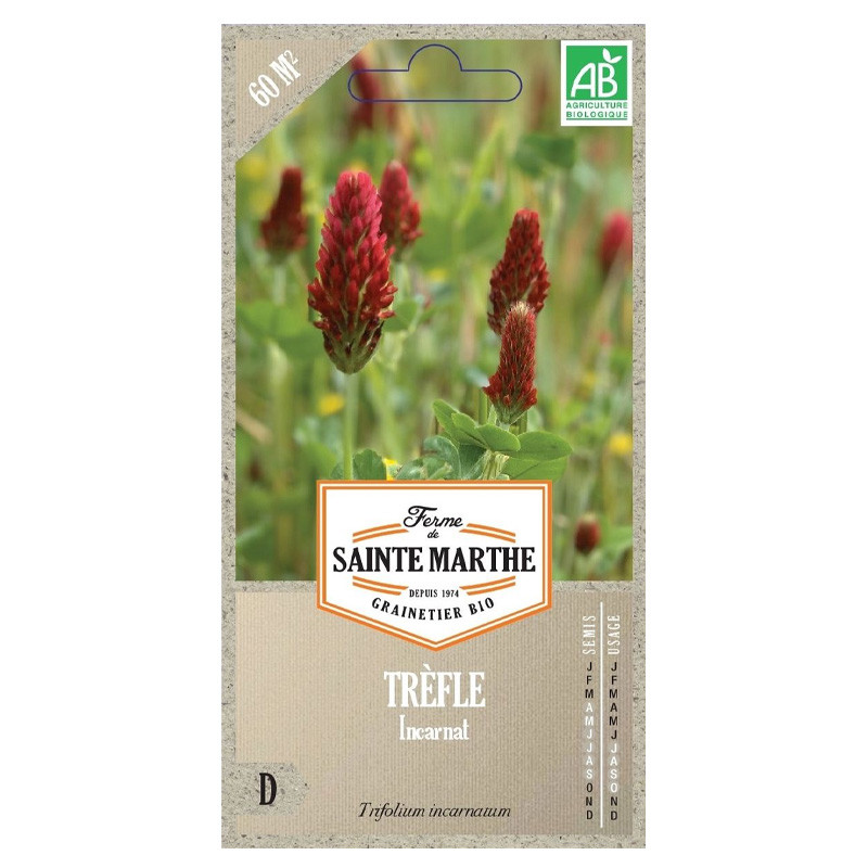 La ferme Sainte Marthe - 150 g di semi AB - Trifoglio rosso