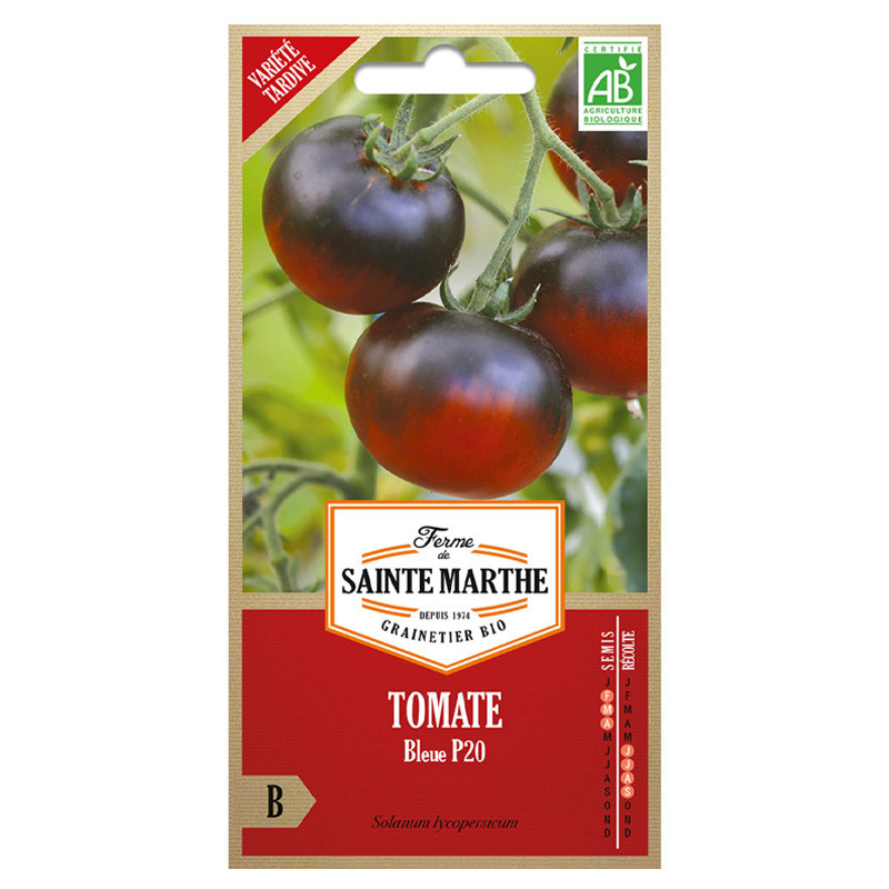 La ferme Sainte Marthe - 50 graines AB - Tomates bleue P20 ou osu blue P20