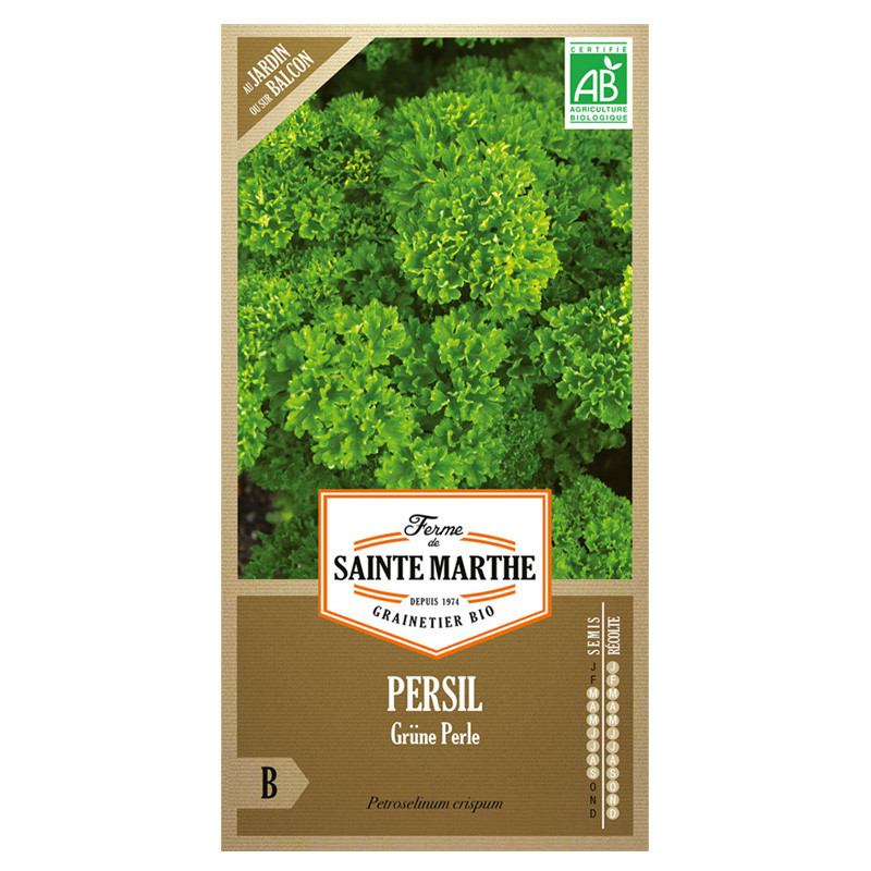 La ferme Sainte Marthe - 1000 graines AB - Persil frisé Grüne Perle