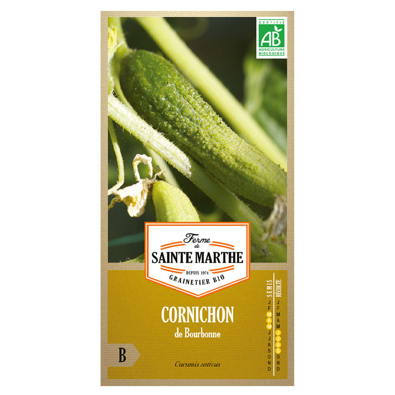 La ferme Sainte Marthe - 20 semillas AB - Pepinillo Bourbonne