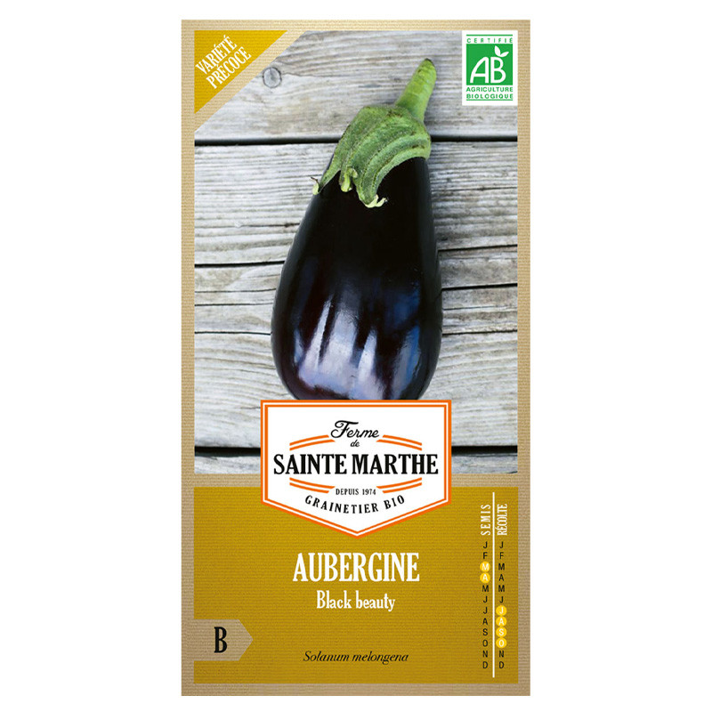 La ferme Sainte Marthe - 50 semi AB - Melanzana Black La bellezza