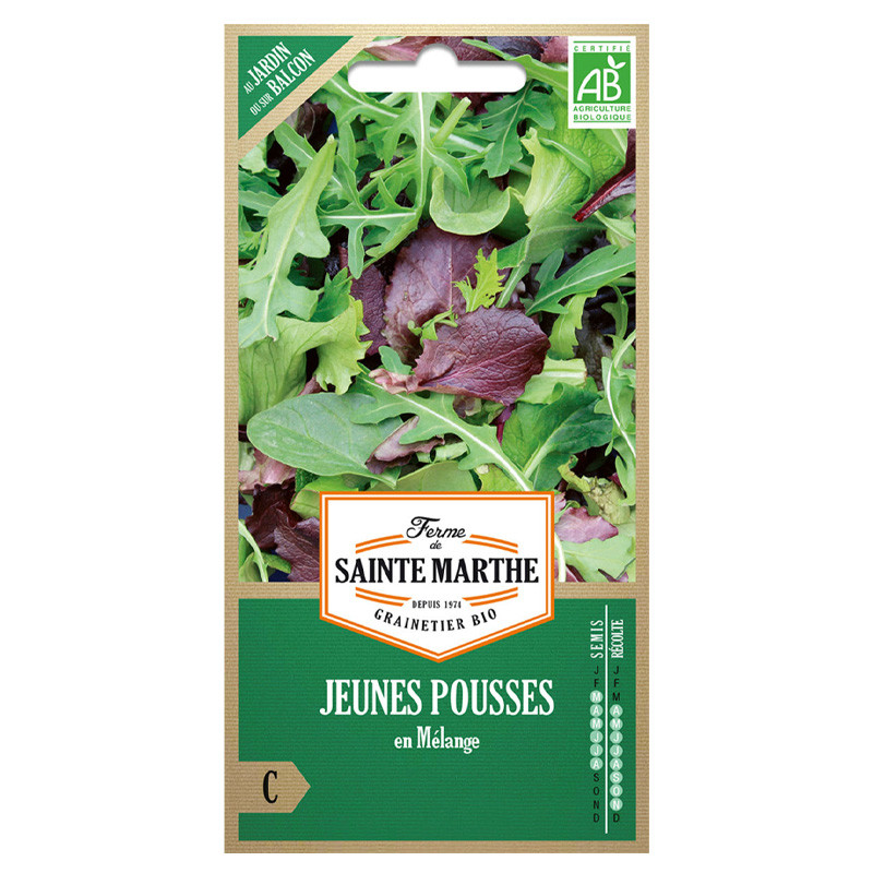 La ferme Sainte Marthe - 1000 sementes AB - Plântulas mistas