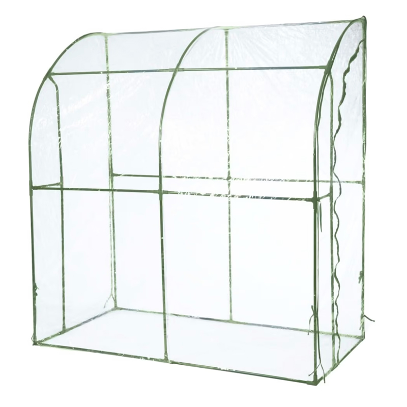Nature - Serre murale 2m² - Tube aluminium - 215x200x100cm