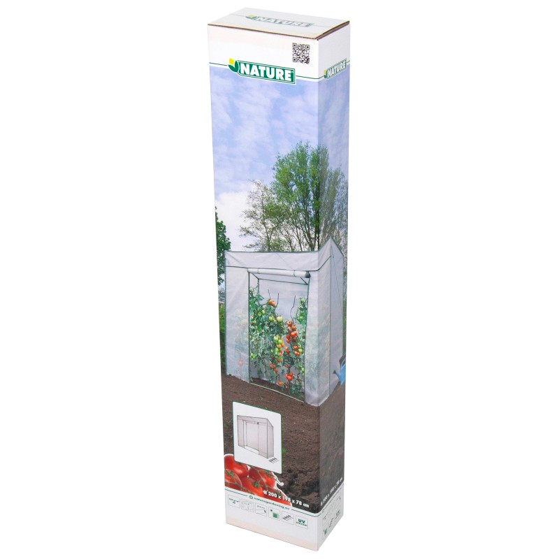 Nature - Serre de jardin 1.54m² - Tube PE armé - 200x198x78cm