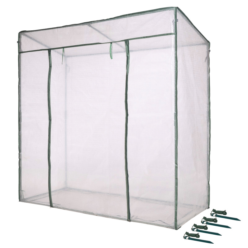 Nature - Serre de jardin 1.54m² - Tube PE armé - 200x198x78cm