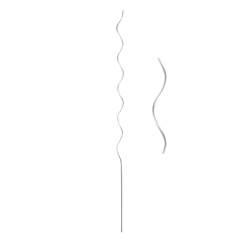 Nature - Tuteur à tomates - Spirale acier galvanisé plein - 180cm x Ø6.8mm