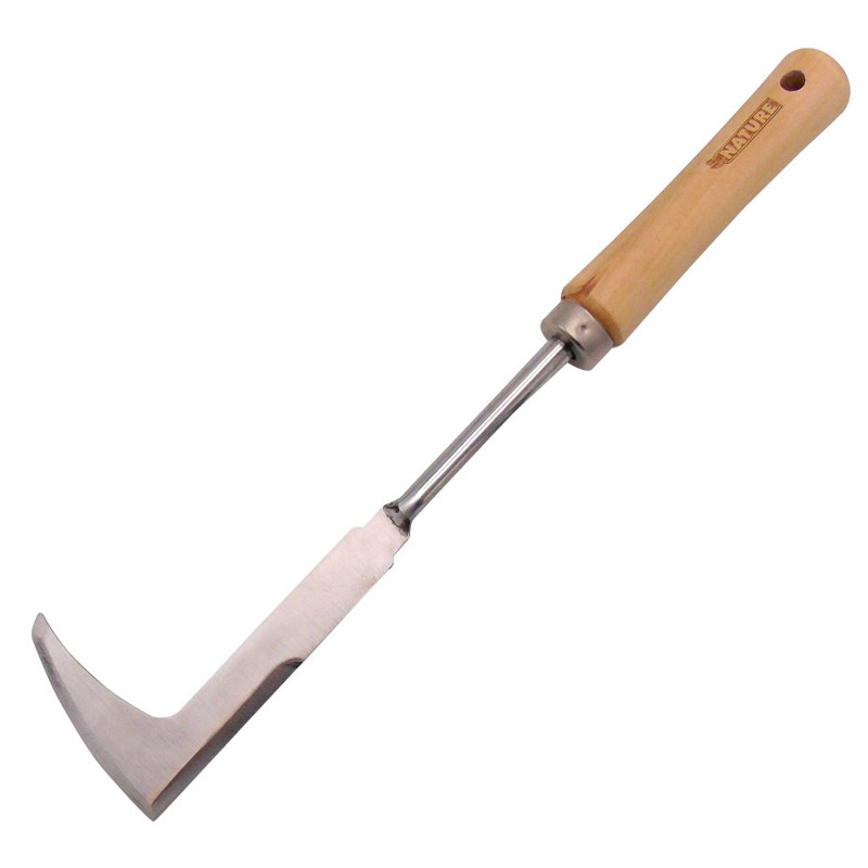 Nature - Couteau grattoir - Acier inox et bois