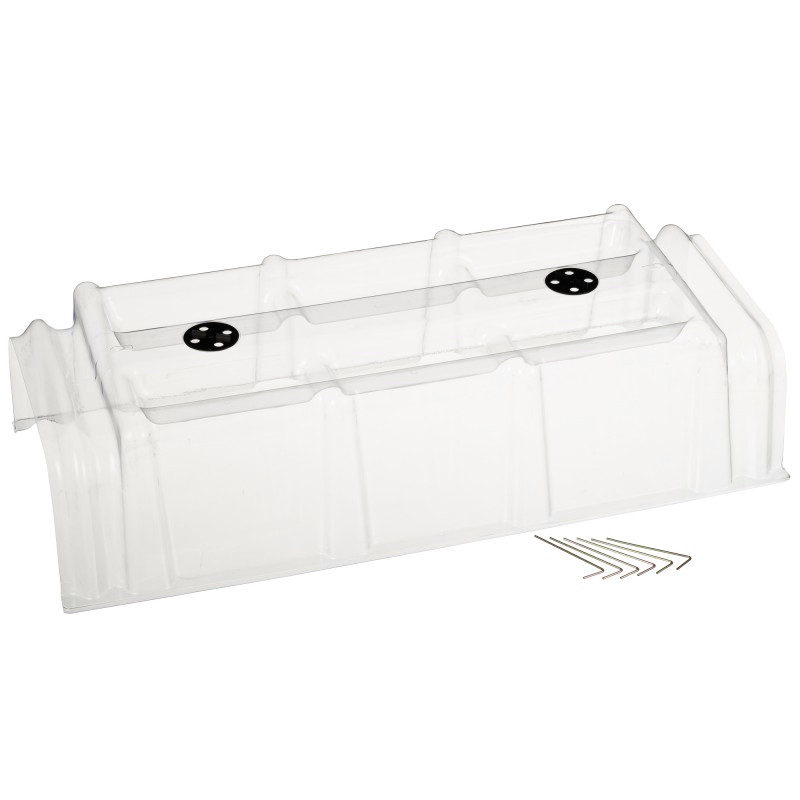 Nature - Serre tunnel - Souple et transparente - PVC - 22x86x40cm