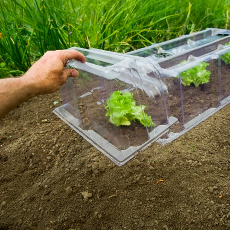 Nature - Embout de fermeture pour serre tunnel - 22x21.5x40cm