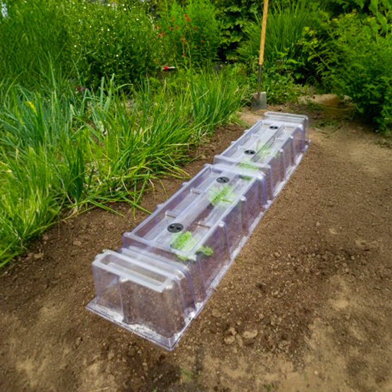 Nature - Embout de fermeture pour serre tunnel - 22x21.5x40cm