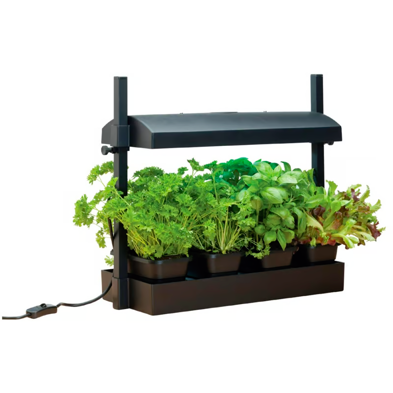 Garland - Micro jardin avec rampes led 8W - noir
