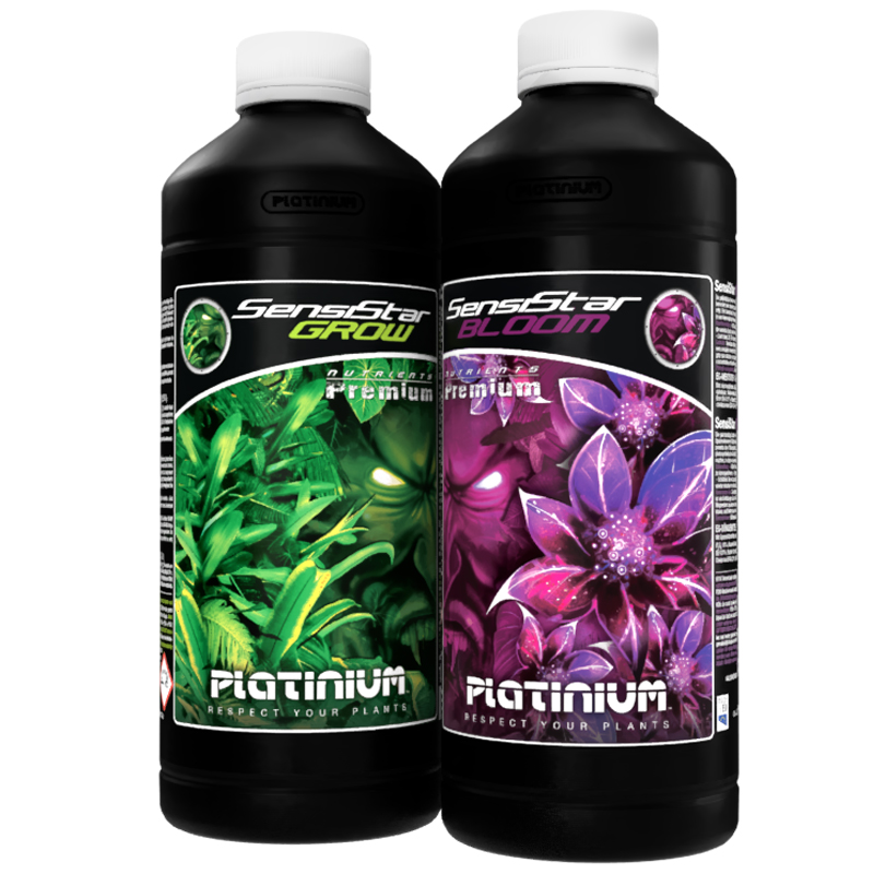 Platinium - Pack Sensistar 1L - Engrais GEL Croissance et Floraison Terre, Hydro, Coco
