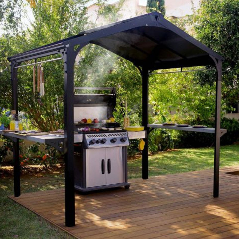 Canopia - Copertura per barbecue Austin 2400 - 180x284cm - Nero