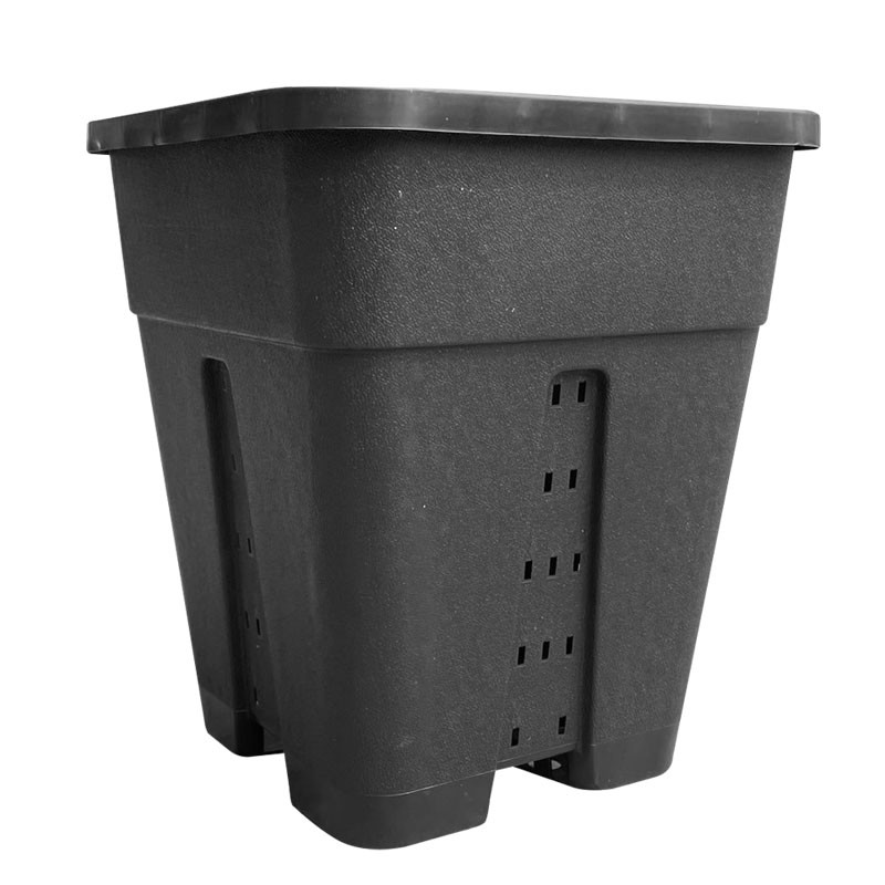 Aéro pot spécial drainage - 11L - 24x24x28.3cm - Noir