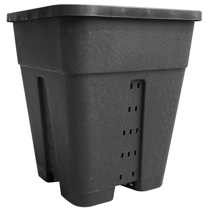 Aéro pot spécial drainage - 18L - 30.5x30.5x31.6cm - Noir
