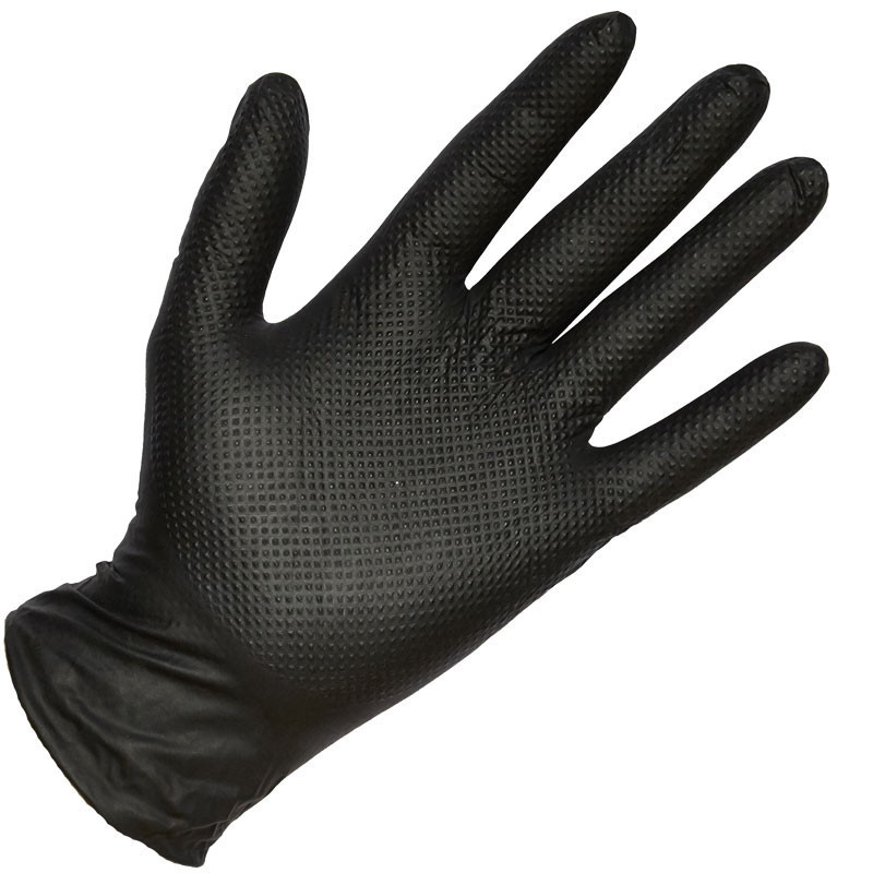 Qnubu - Lot de 200 gants professionnels en Nitrile - Diamond - Taile M