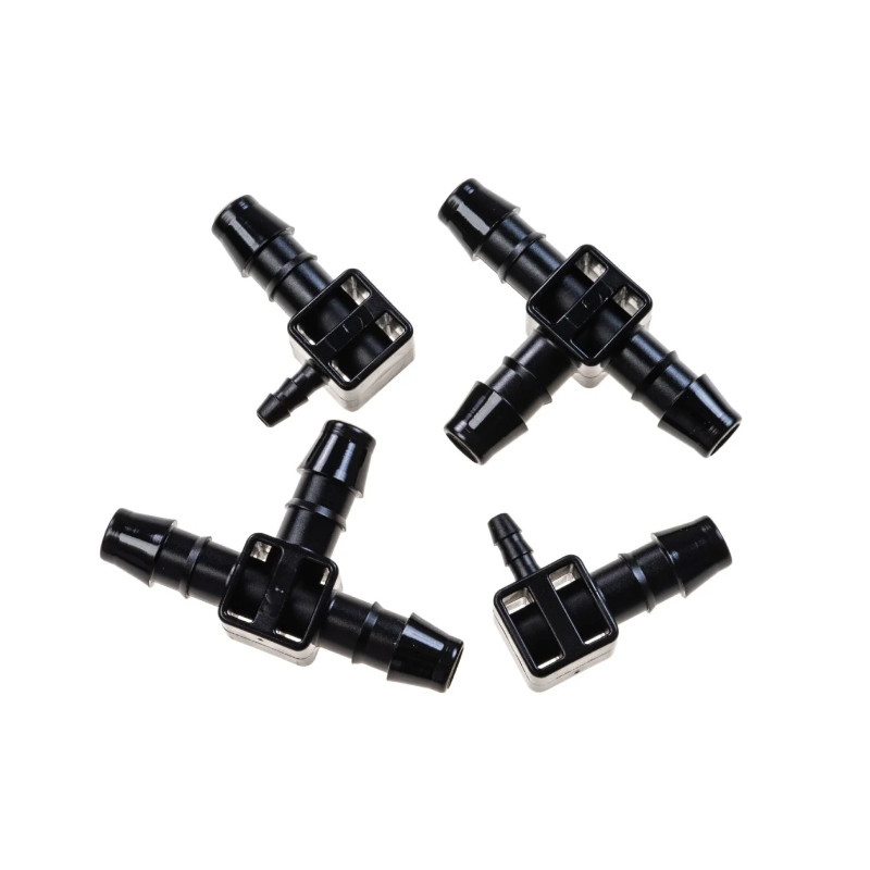 Blumat - Set di 2 raccordi a T per irrigazione + tappi - 8mm
