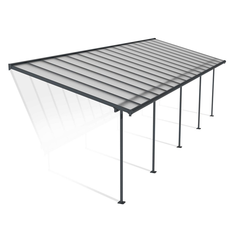Canopia - Pergola Sierra - 3X9.7M - Gris clair