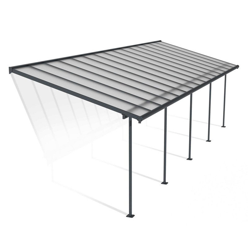 Canopia - Pergola Sierra - 3X9.2M - Gris clair