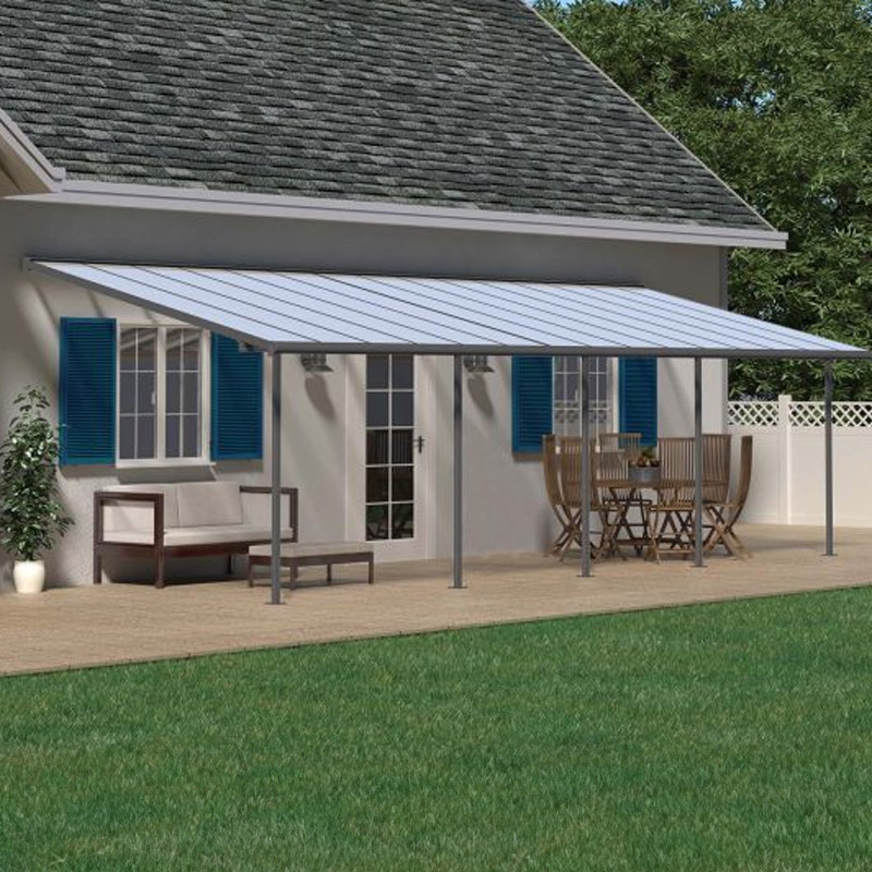 Canopia - Pergola Sierra - 3X9.2M - Hellgrau