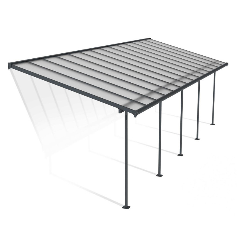 Canopia - Pergola Sierra - 3X8.6M - Gris clair