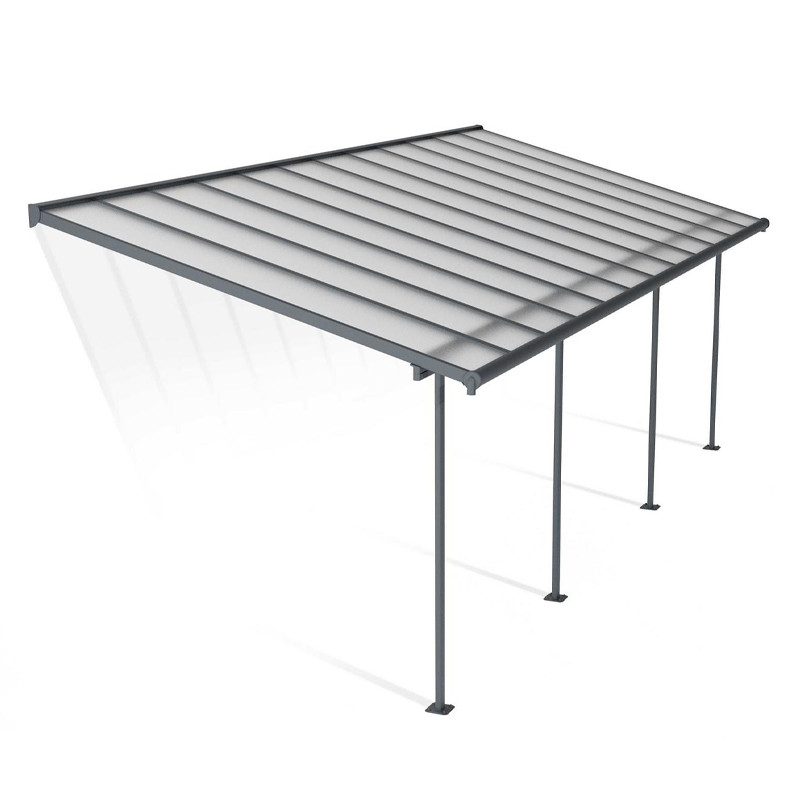 Canopia - Pergola Sierra - 3X7.3M - Gris clair