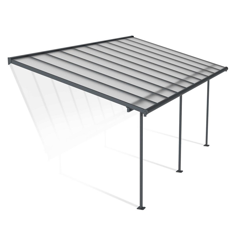 Canopia - Pergola Sierra - 3X6.2M - Gris clair