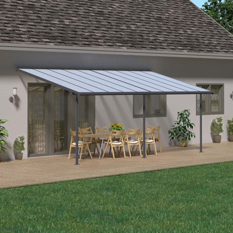 Canopia - Sierra pergola - 3X6.2M - Lichtgrijs