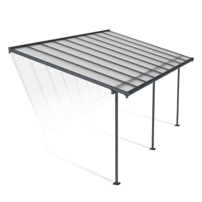 Canopia - Pergola Sierra - 3X5.6M - Gris clair