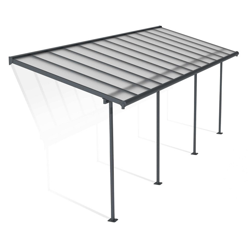 Canopia - Pergola Sierra - 2.2x6.7M - Gris clair