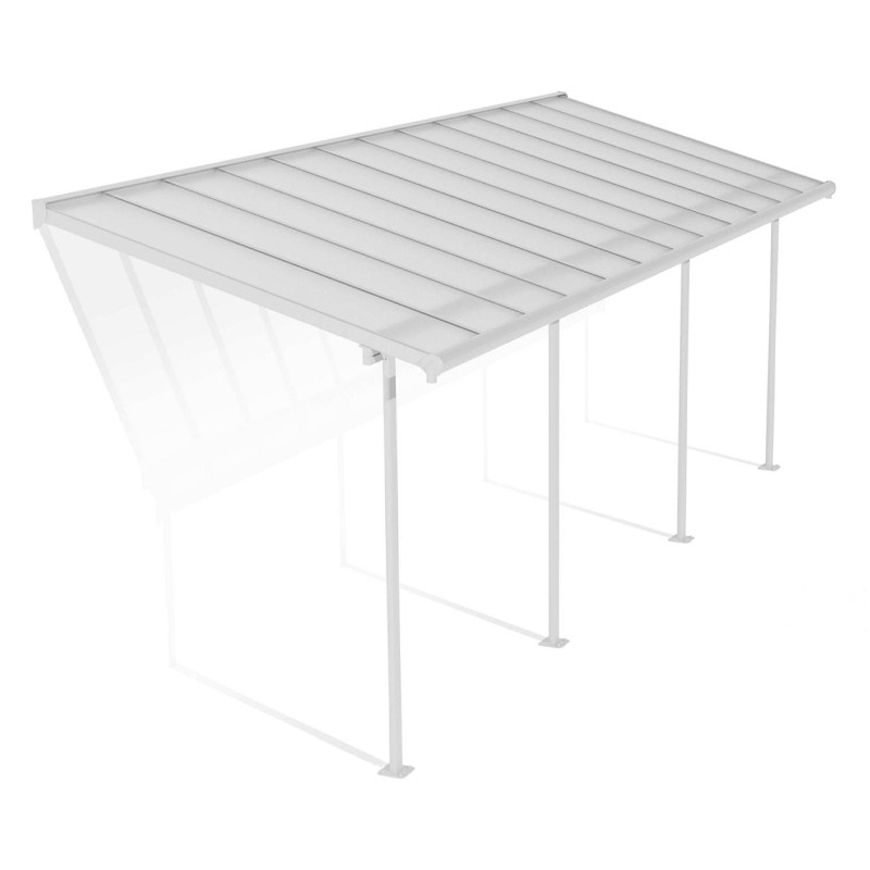 Canopia - Pergola Sierra - 2.2X6.7M - Blanc clair