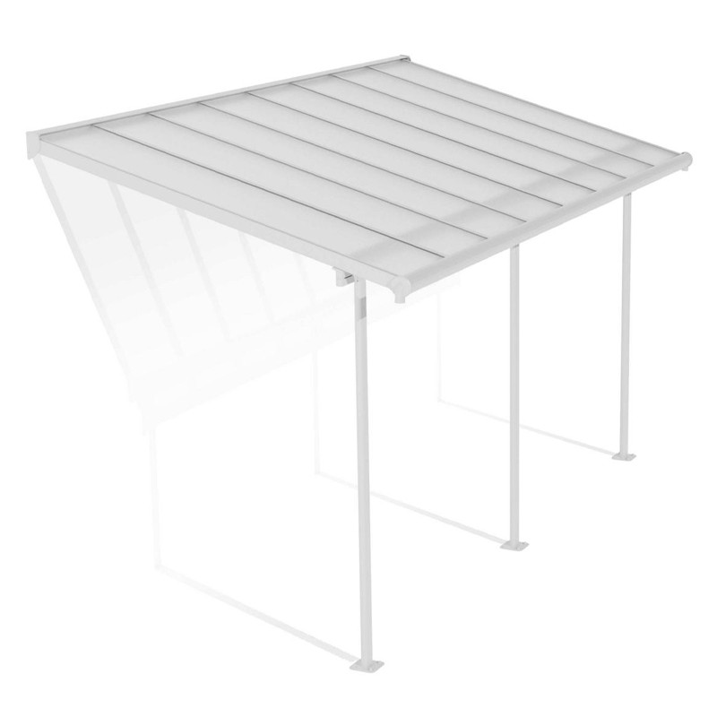 Canopia - Pergola Sierra - 2.2X4.5M - Blanc clair